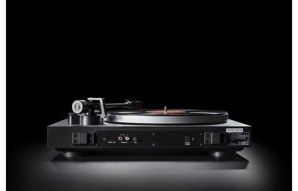 Dual CS 518 Zwart - Platenspeler