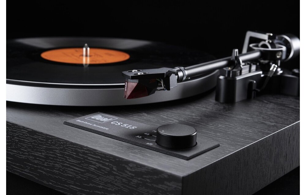 Dual CS 518 Zwart - Platenspeler