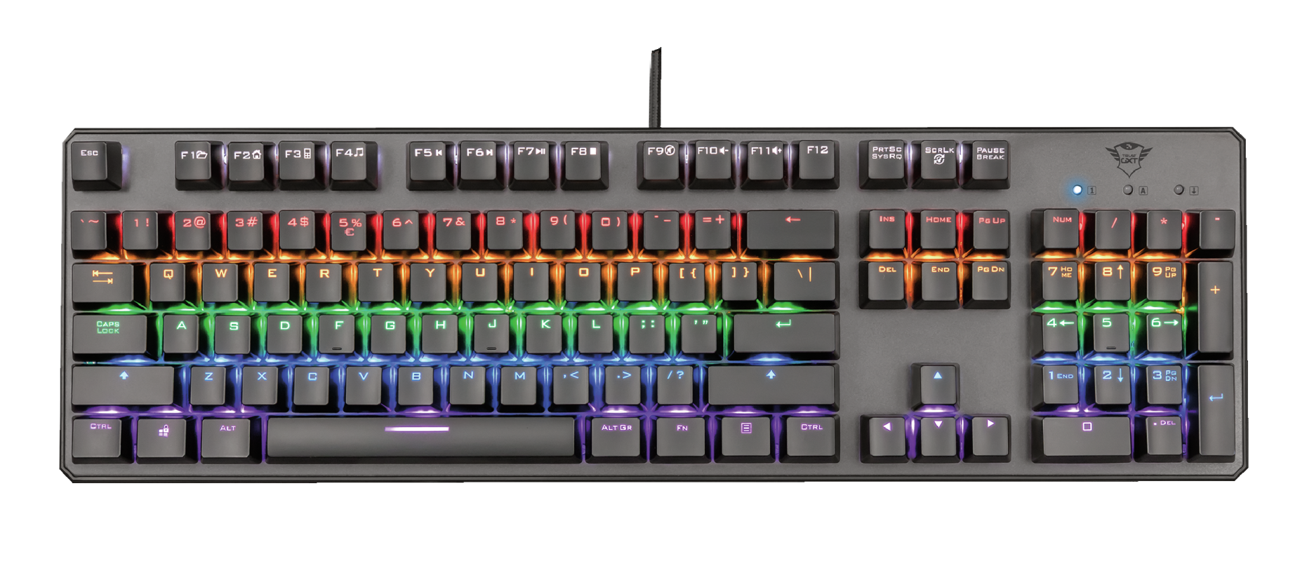 Trust GXT 865 Asta - Gaming toetsenbord