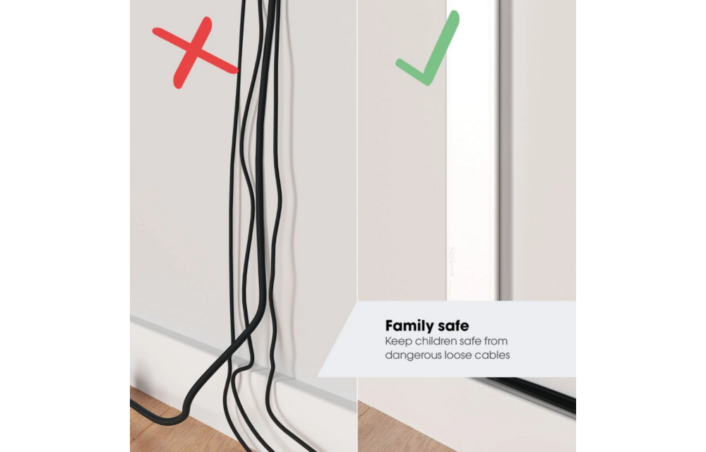 Vogel's TVA 6000 (80cm) Zwart - Kabelgoot