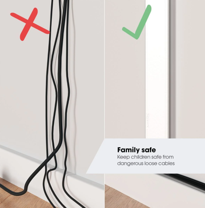 Vogel's TVA 6000 (80cm) Zwart - Kabelgoot