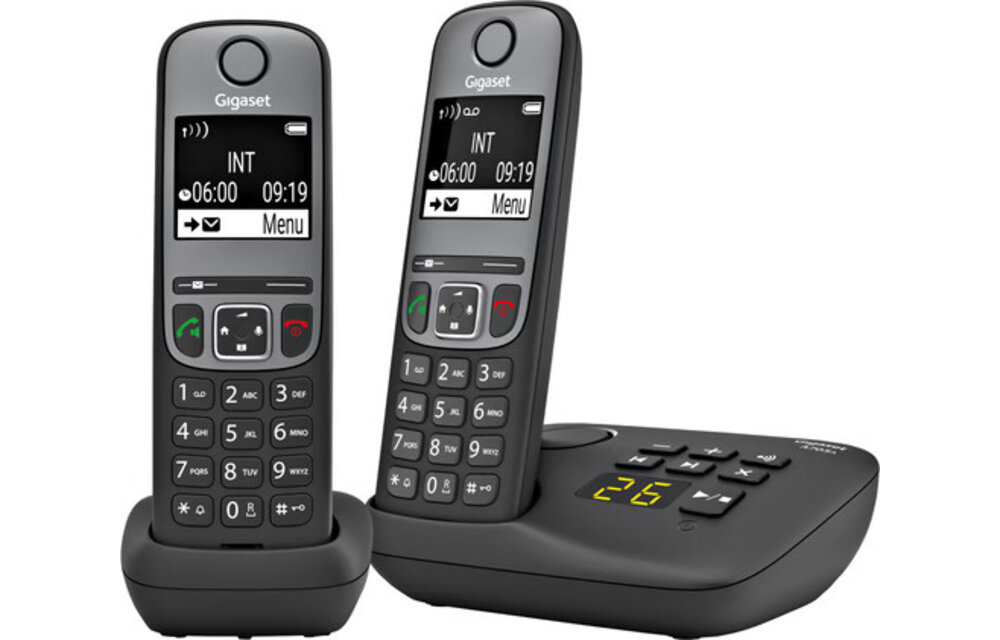 Gigaset A705A Duo Zwart - Dect telefoon
