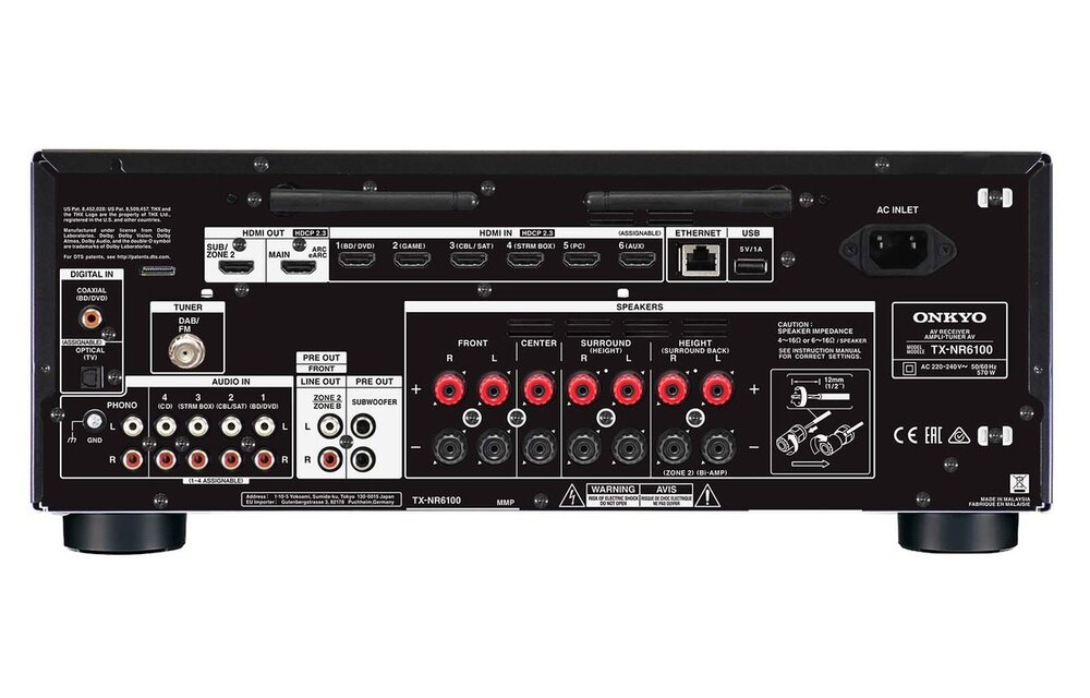 Onkyo TX-NR6100 - Receiver