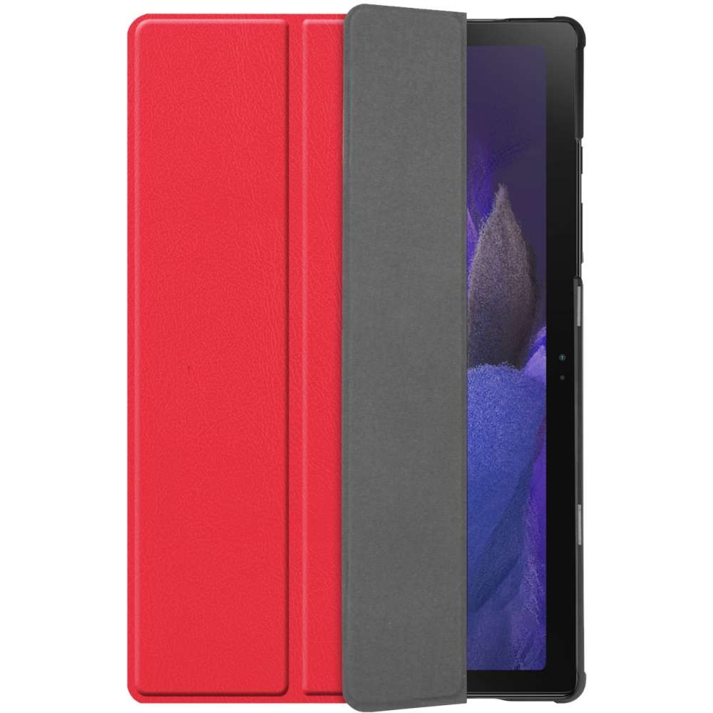 Just in Case Smart Tri-Fold Case - Samsung Galaxy Tab A8 - Rood - Beschermhoes