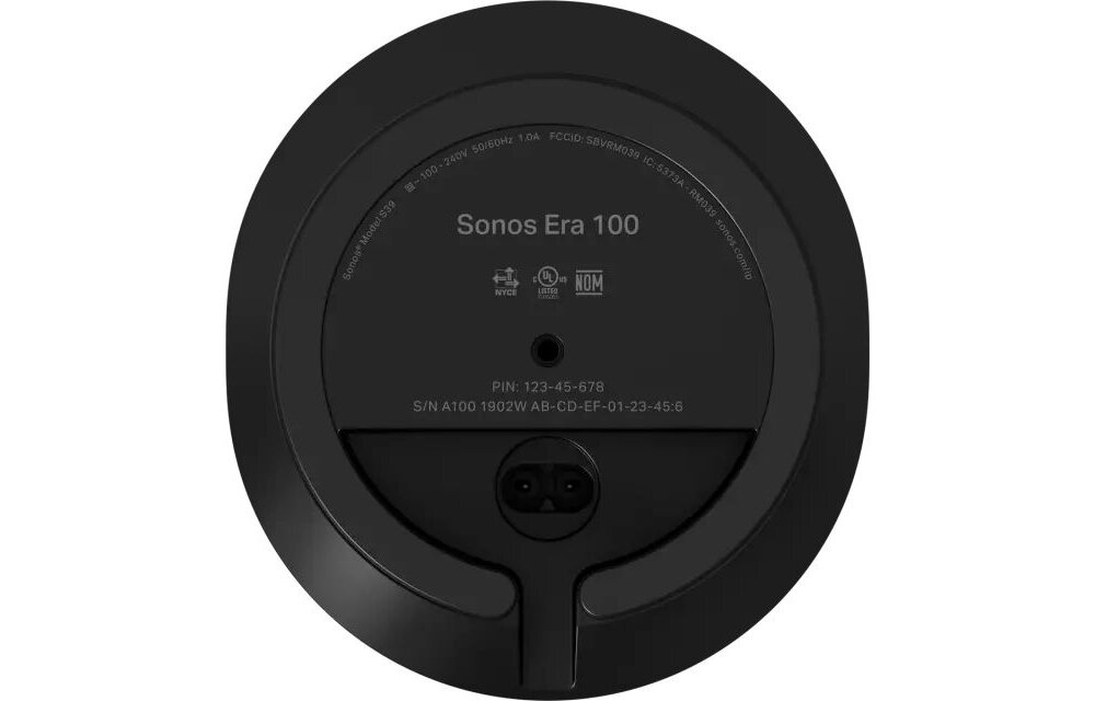 Sonos Era 100 (Zwart) - Boekenplank speaker