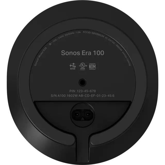 Sonos Era 100 (Zwart) - Boekenplank speaker