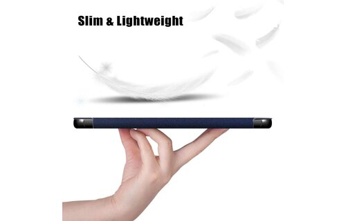 Just in Case Smart Tri-Fold Case - Lenovo M10HD - Blauw - Beschermhoes