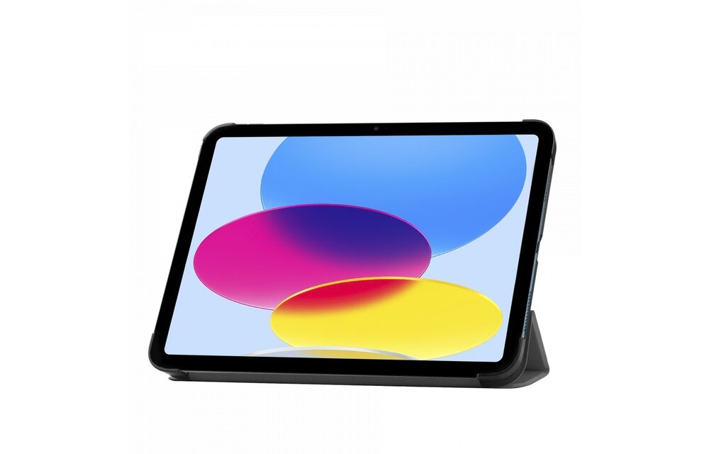 Just in Case  Smart Tri-Fold Case - Apple iPad 2022 - Grijs - Beschermhoes