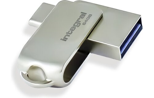 Integral 360-C Dual USB-C & USB 3.0 64GB - USB-stick
