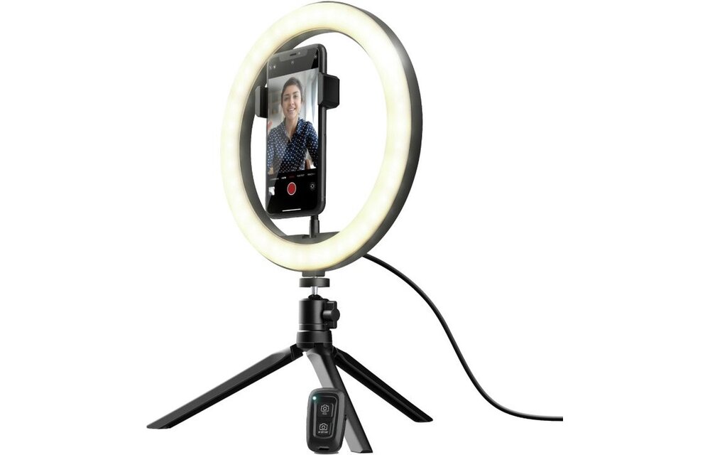 Trust Maku Vloggingkit ringlamp