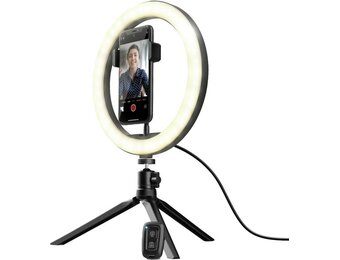Trust Maku Vloggingkit ringlamp