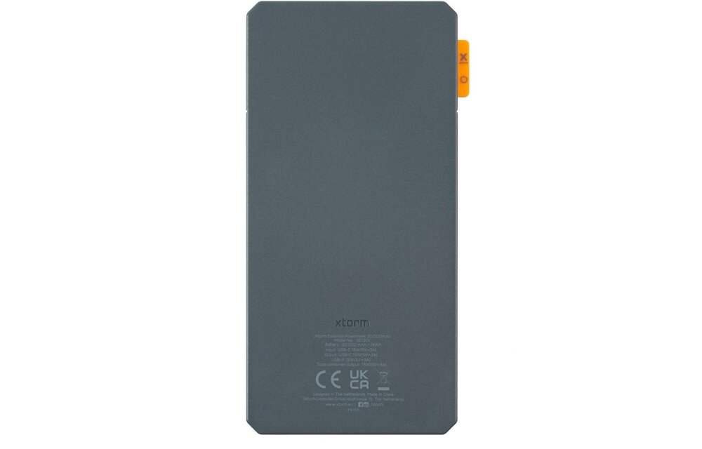 Xtorm Essential Powerbank 20.000 mAh Grijs - Powerbank