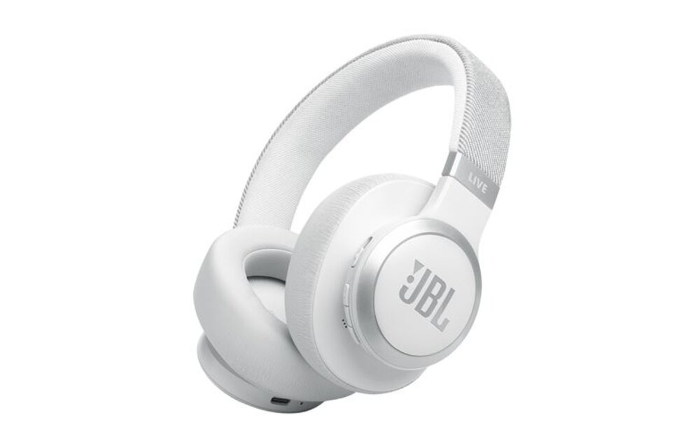 JBL Live 770NC Wit - Draadloze koptelefoon