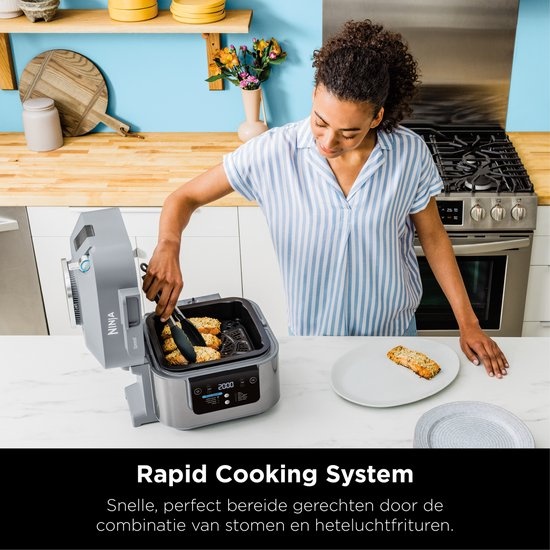 Ninja ON400EU Speedi Rapid Cooker en Airfryer - Hetelucht friteuse