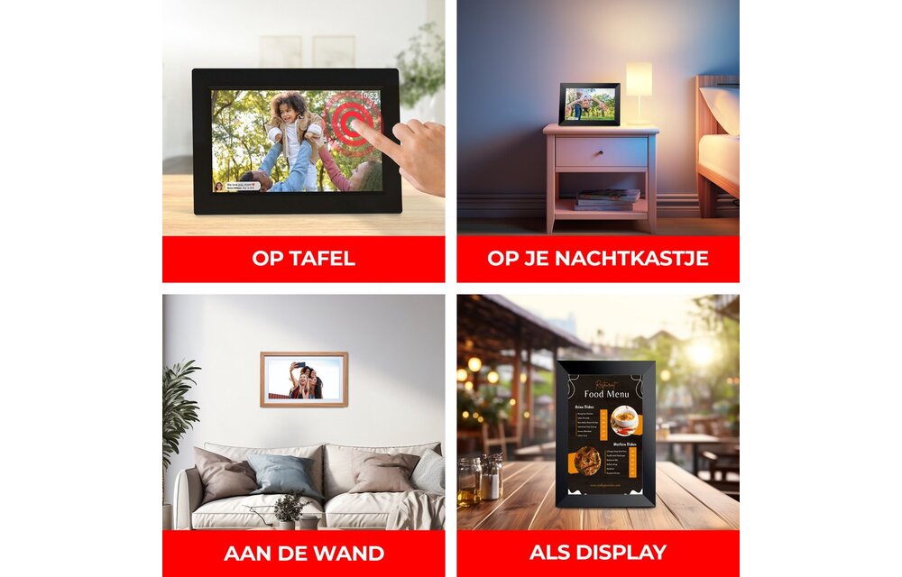 Denver PFF-1026B - Digitale fotolijst