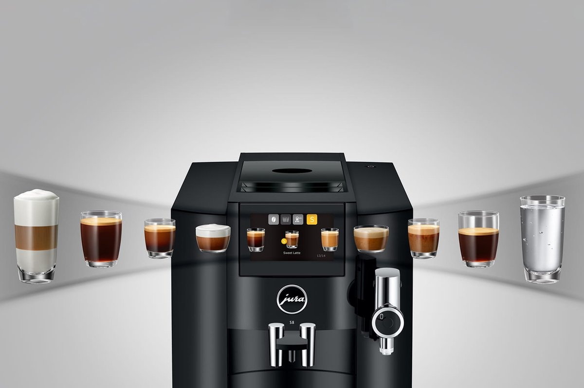 JURA S8 Piano Black (EB) - Koffiemachine