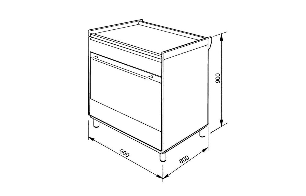 SMEG CG90IX9-1 - Inductiefornuis