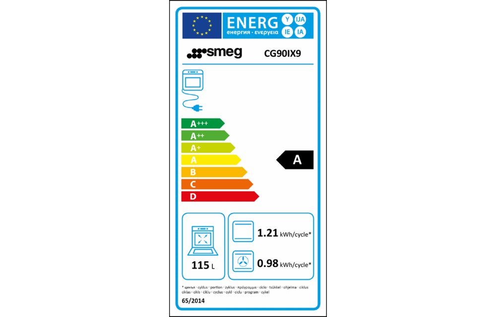 SMEG CG90IX9-1 - Inductiefornuis