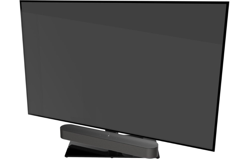 Cavus module voor Sonos Beam op Cavus tafelstandaard