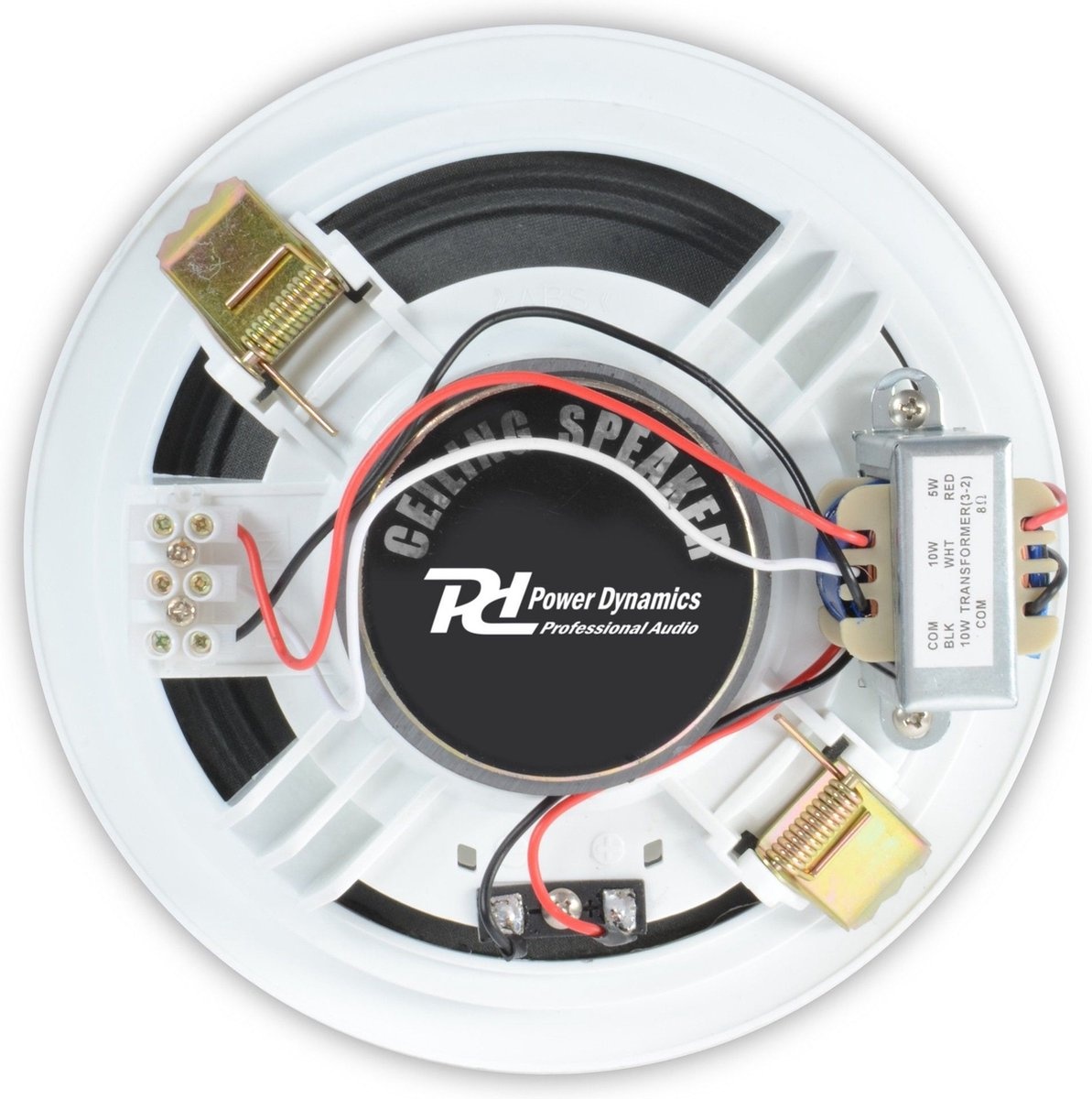 Power Dynamics Plafondspeaker 100V 6.5 Wit - Plafondspeaker