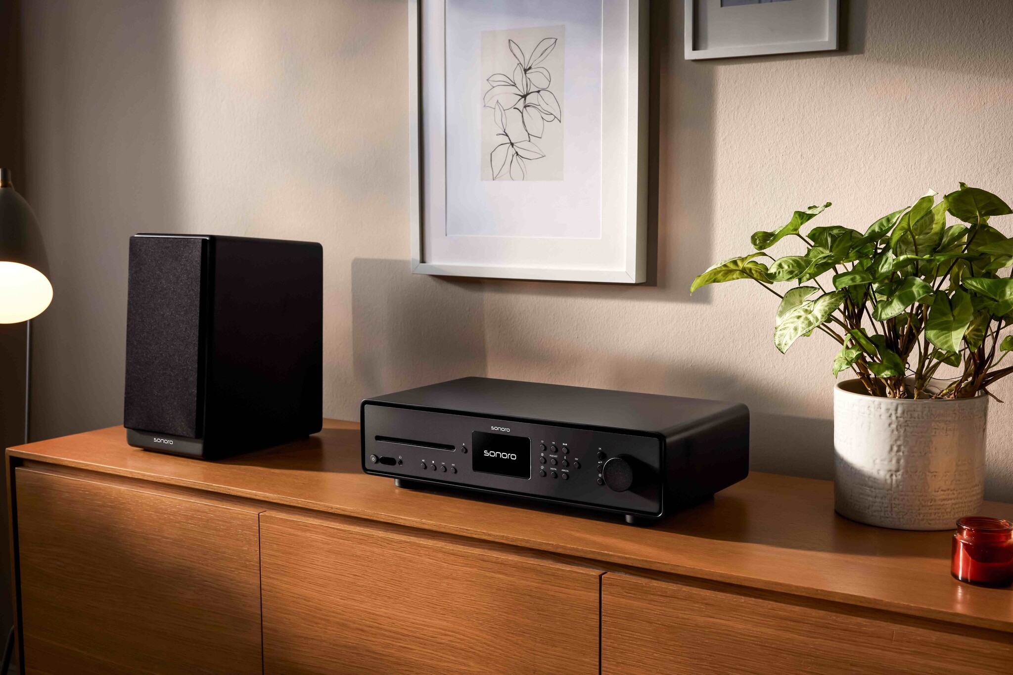 Sonoro MAESTRO Quantum Mat zwart - Receiver