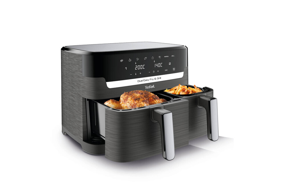 Tefal Easy Fry & Grill Dual EY905D 8.3L XXL - Hetelucht friteuse