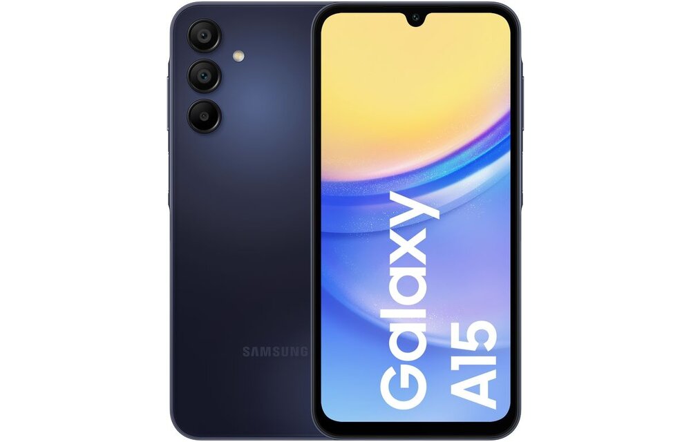 Samsung Galaxy A15 4G 128GB Blue black - Mobiele telefoon