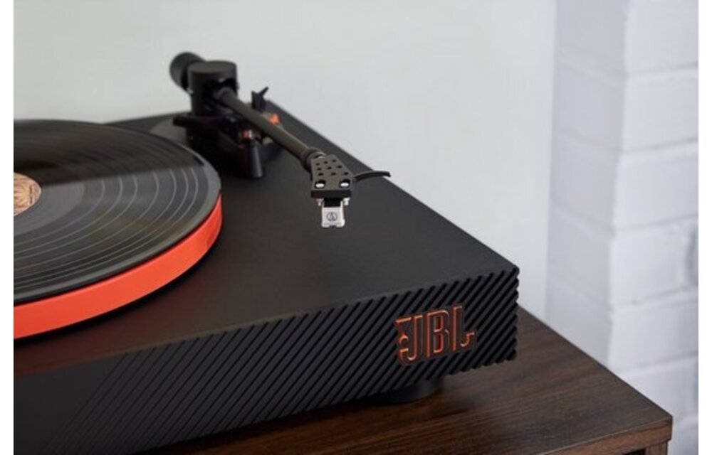 JBL Spinner BT Zwart/Oranje - Platenspeler