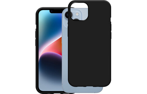 Cazy Soft TPU Case Zwart voor iPhone 14 - Beschermhoes