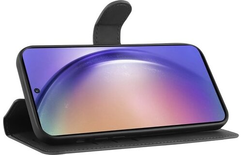 Just In Case Samsung Galaxy A55 Premium Wallet Zwart - Beschermhoes