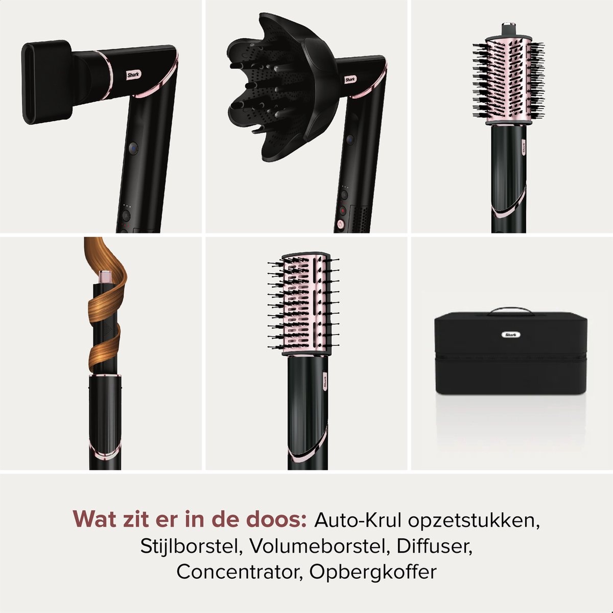 Shark FlexStyle 5-in-1 Föhn en Multistyler - Krulborstel
