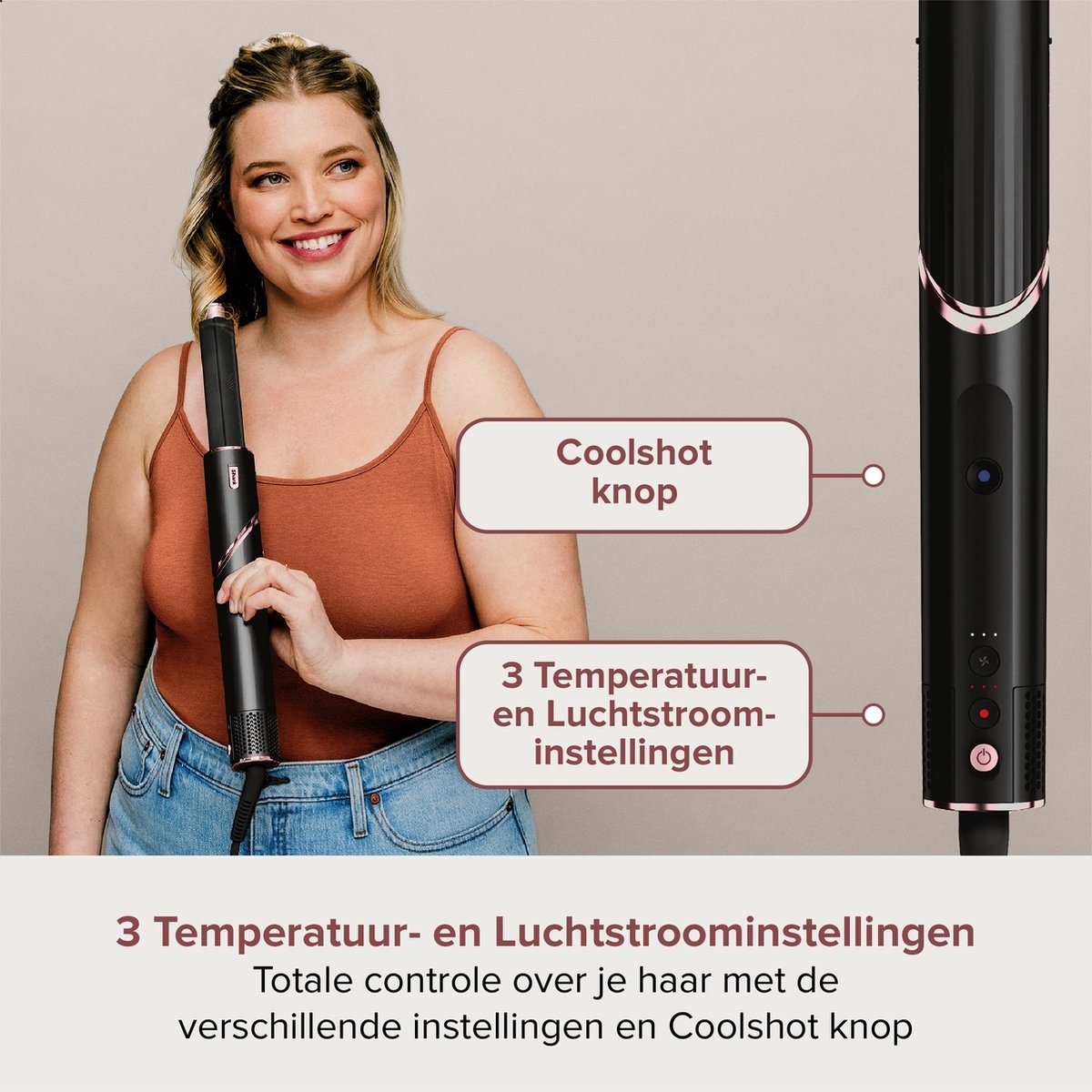 Shark FlexStyle 5-in-1 Föhn en Multistyler - Krulborstel