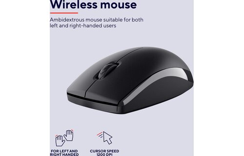 Trust Primo - Toetsenbord + muis set