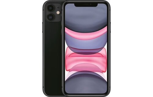 Apple iPhone 11 64GB Zwart (licht gebruikt) - Mobiele telefoon