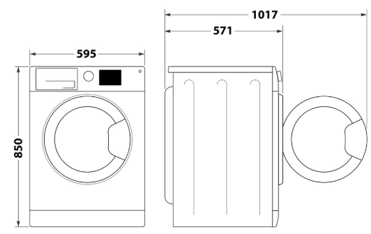 Whirlpool FFBBE 7469 BSEV - Wasmachine