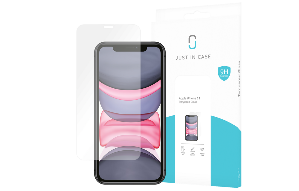 Just in Case Apple iPhone 11 Tempered Glass - Screenprotector