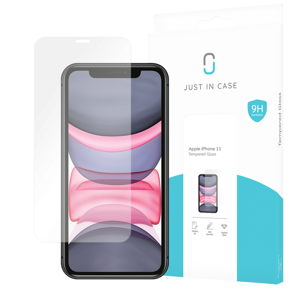 Just in Case Apple iPhone 11 Tempered Glass - Screenprotector
