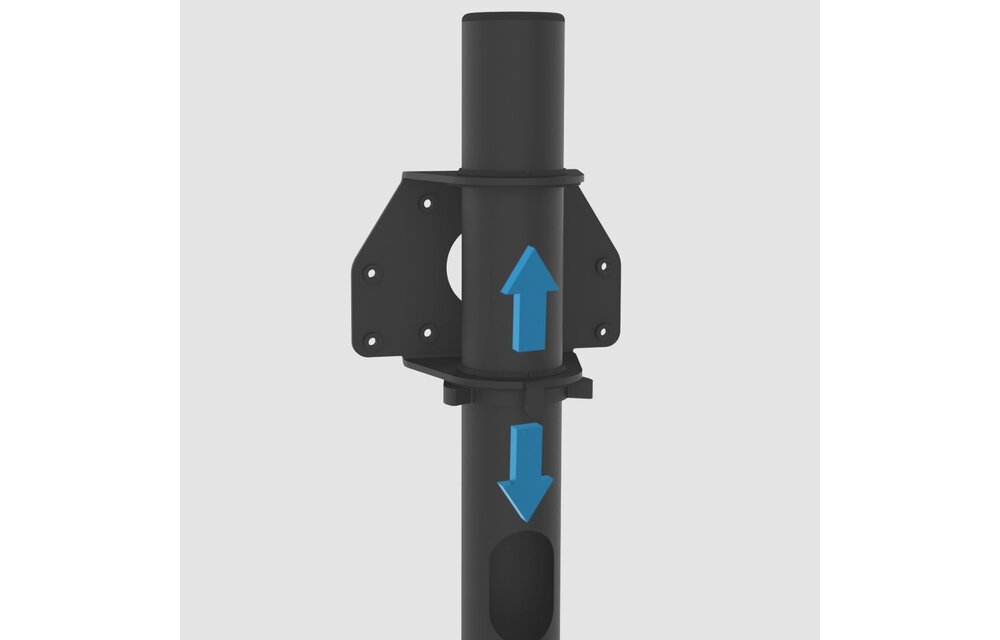 Cavus Vloerstandaard SPHERE Zwart 120 cm