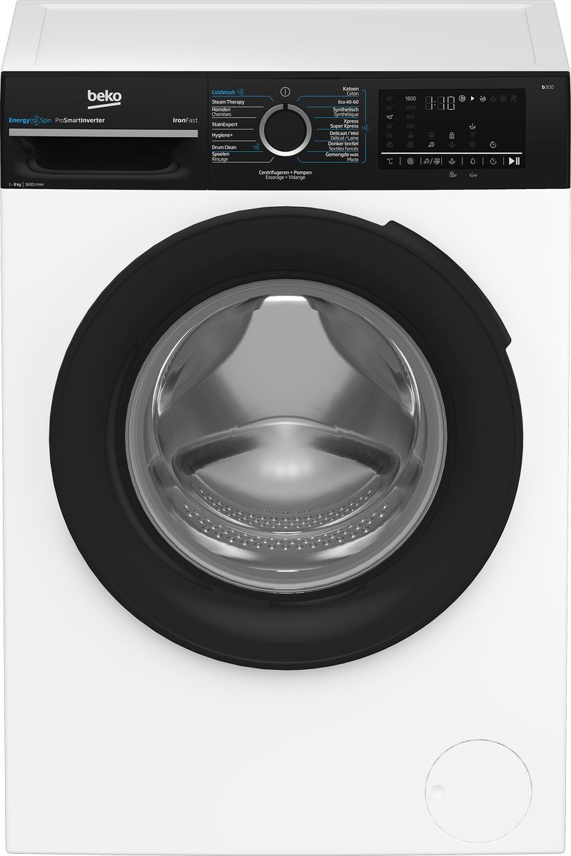 Beko BM3WFU4861B EnergySpin - Wasmachine