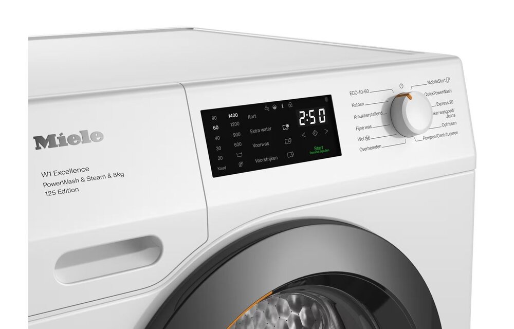 Miele WEC395 WPS Excellence PowerWash & SteamCare - Wasmachine