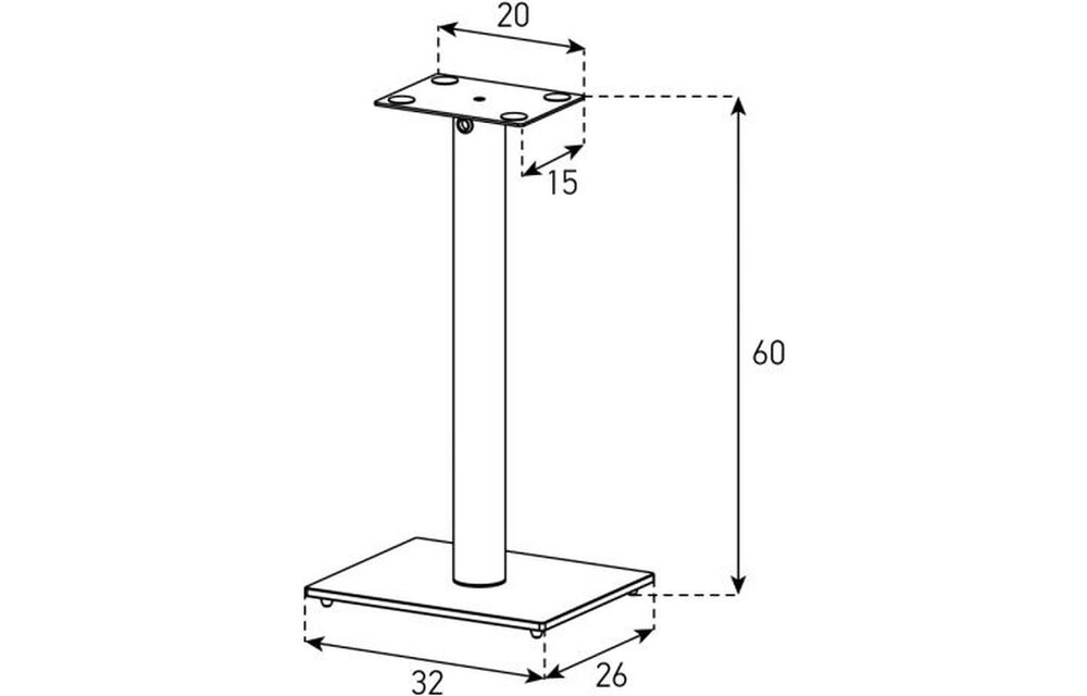 Sonorous SP100 - Speakerstandaard