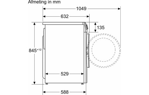 Bosch WGE03408NL - Wasmachine