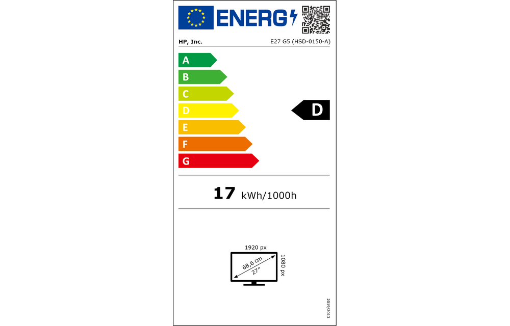HP E27 G5 6N4E2AA - Monitor