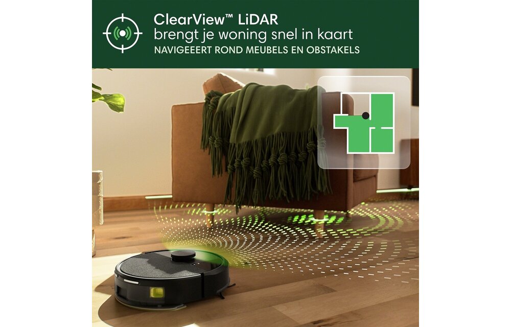 iRobot Roomba 105 Combo Black + AutoEmpty - Robotstofzuiger