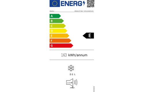 Beko FNE1074N - Tafelmodel vriezer