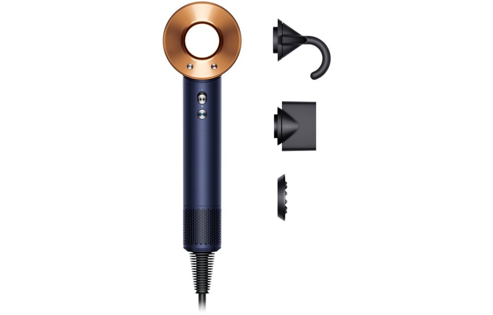 Dyson Supersonic Straight + Wavy Blue/Copper - Föhn