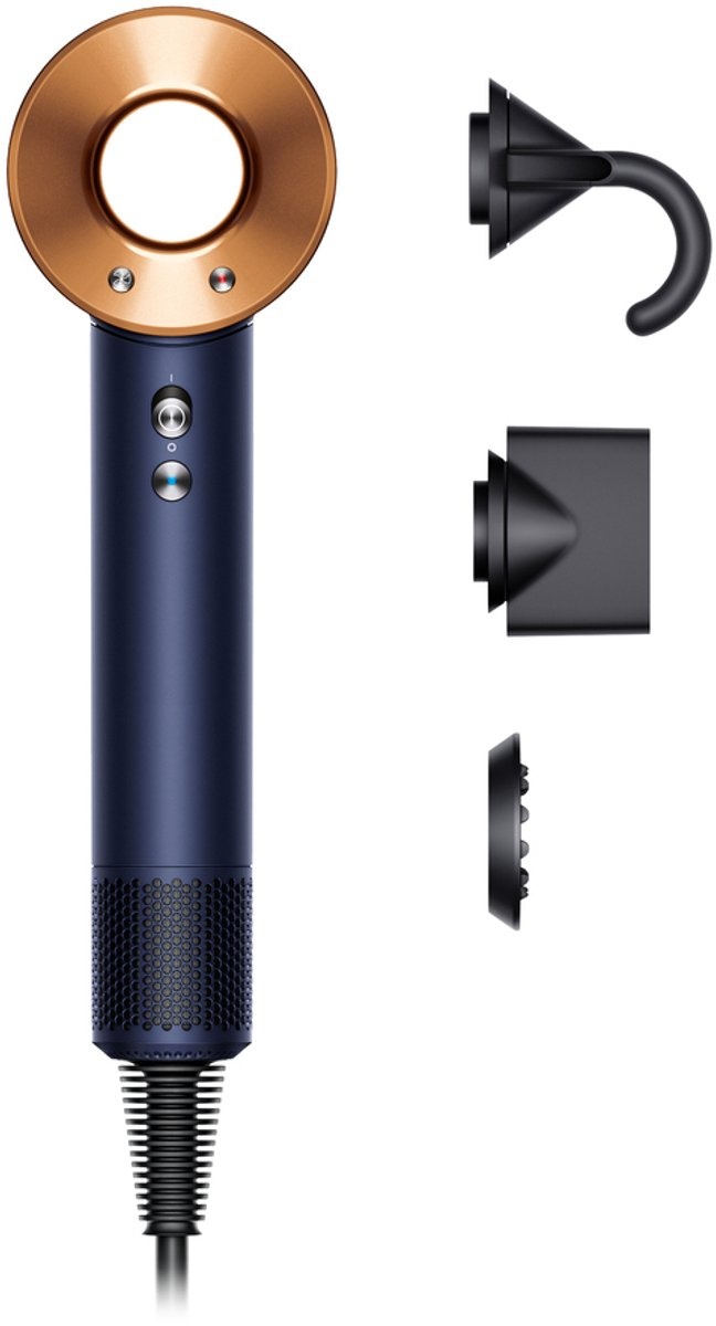 Dyson Supersonic Straight + Wavy Blue/Copper - Föhn