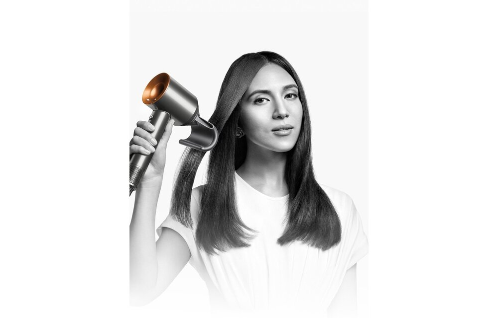 Dyson Supersonic Straight + Wavy Blue/Copper - Föhn