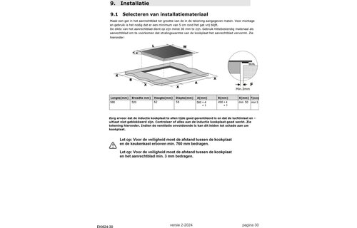 Exquisit EKI624-30 - Inductiekookplaat