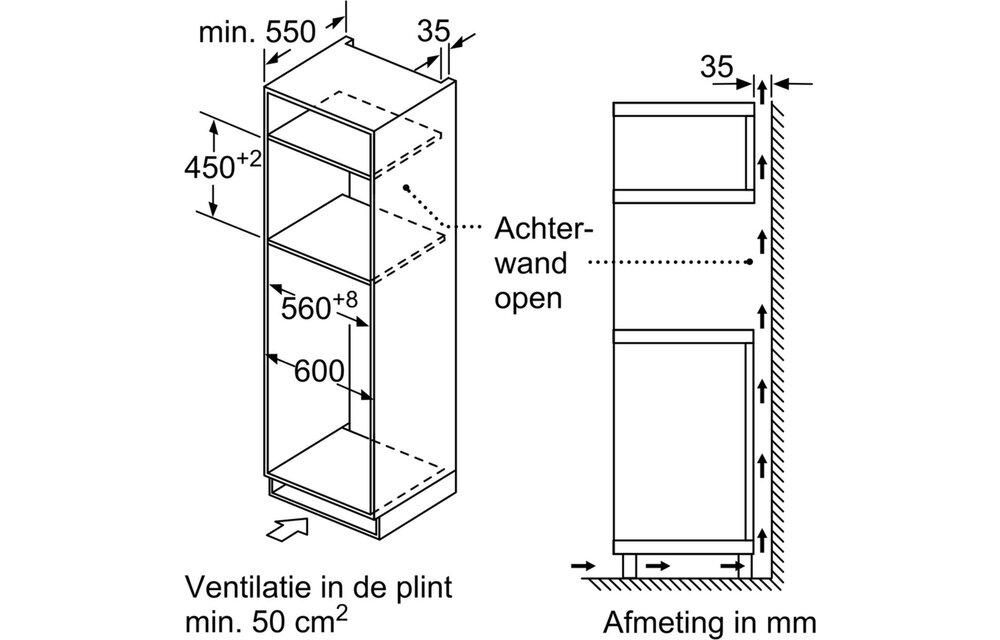Bosch CMA583MB0B - Inbouw magnetron